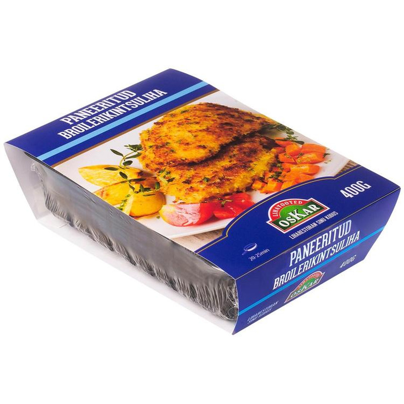 Paneeritud broilerikintsuliha, OSKAR, 400 g