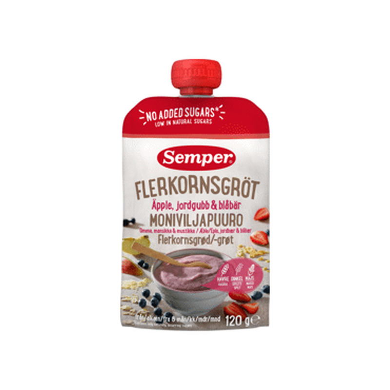 Mitmeviljapuder õun,maas.SEMPER 120g 8k