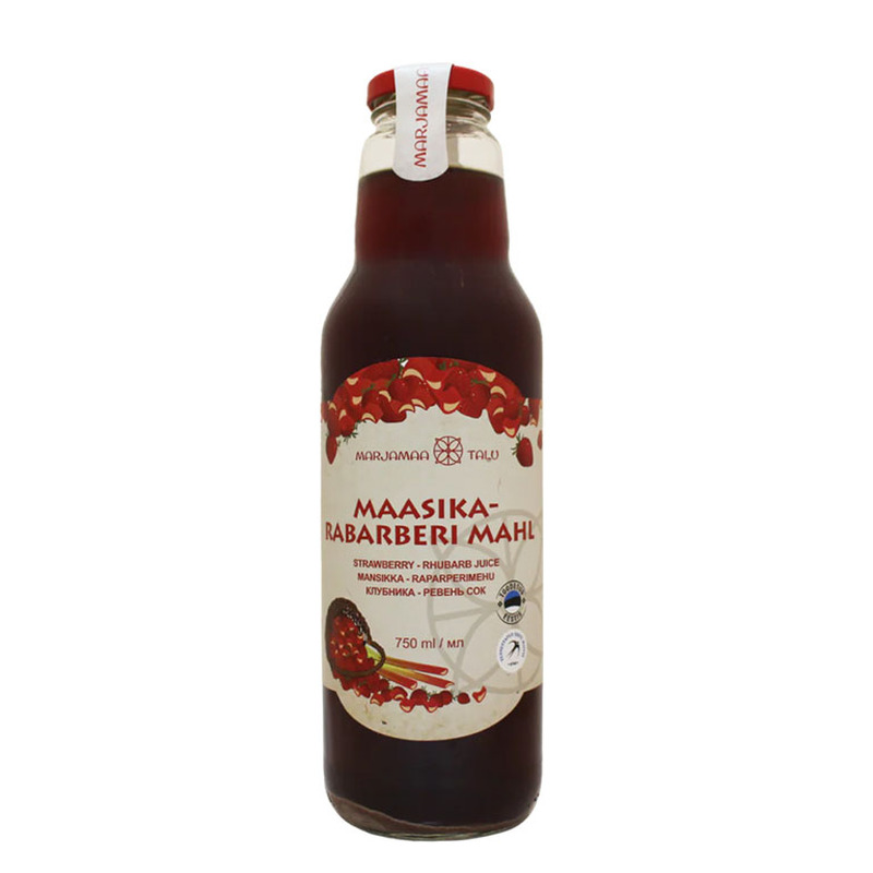 Maasika-rabarberimahl, MARJAMAA, 750 ml