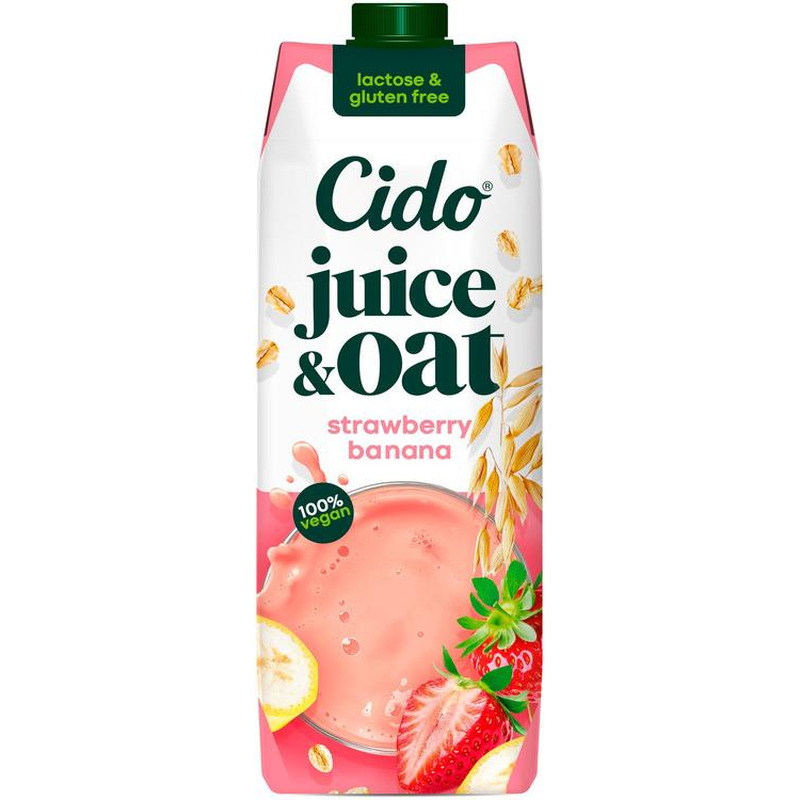 Maasika-banaani kaerajook mahlaga, CIDO, 1 l