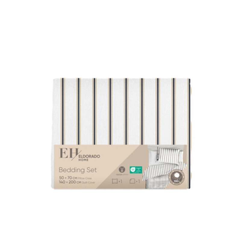 Voodipesu kmpl EH 140x200/50x70cm,triib.