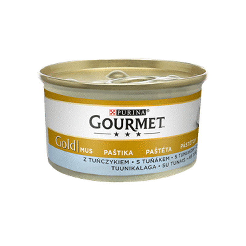 Tuunikalapast.kassidele GOURMET GOLD 85g