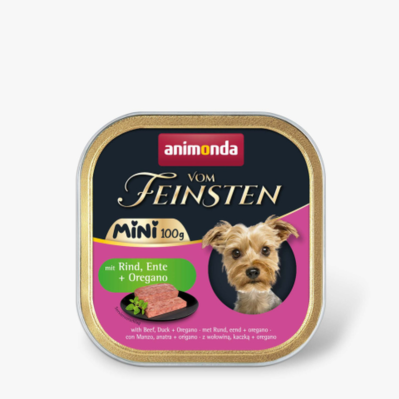 Koerakonservid veiseliha, pardi, pune Animonda Vom Feinsten Mini Adult 100g