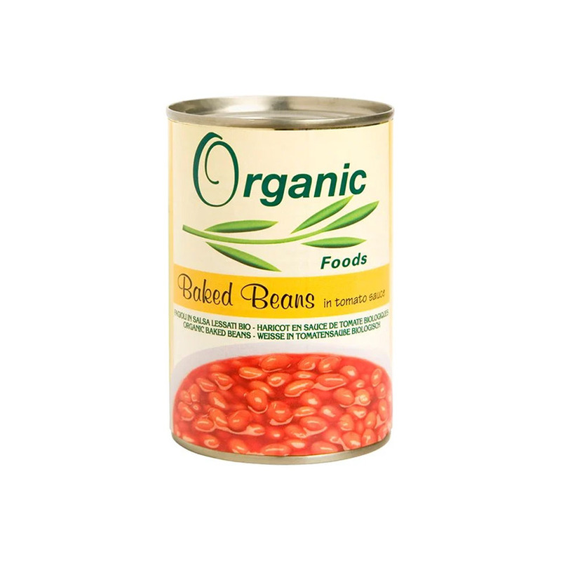 Hautatud Oad Tomatikastmes ORGANIC FOODS 400g