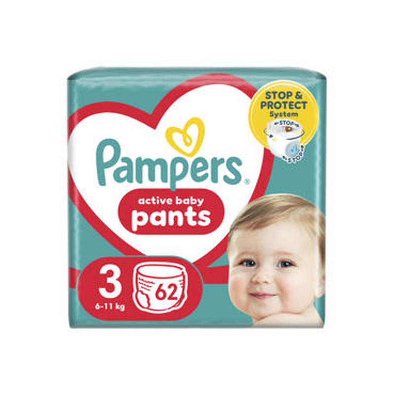 Püksmähkmed PAMPERS S3 6-11 kg 62tk