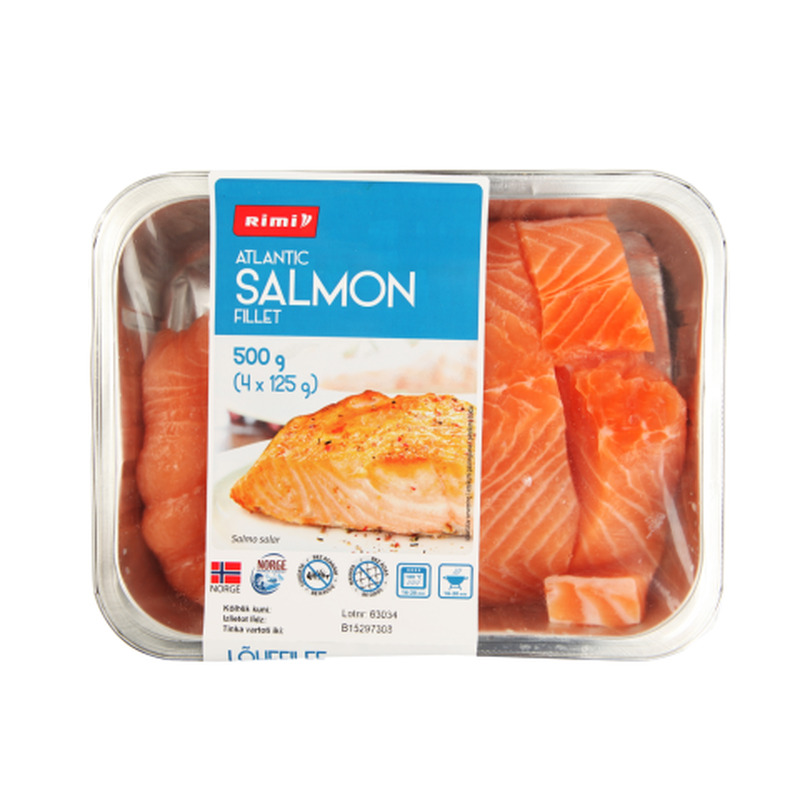 Lõhefilee RIMI luudeta, nahata 500g