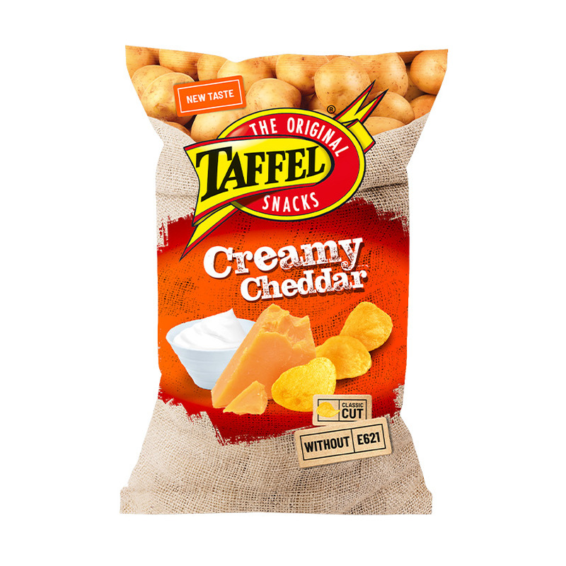 Taffel Cheddari juustu maitselised siledad kartulilaastud 180g