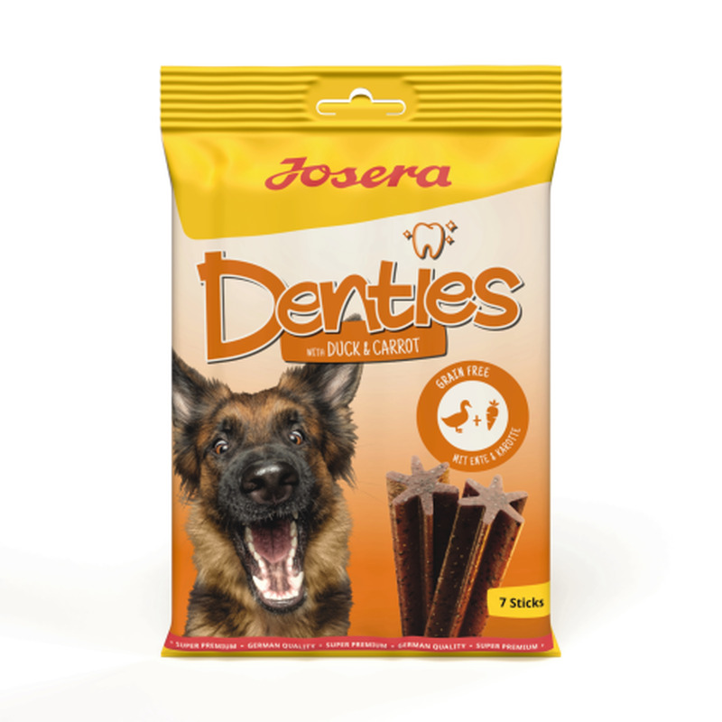 Suupiste koertele pardi ja porgandiga Josera Denties 180g