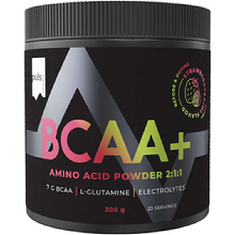 Puls Nutrition maasika-kiivi BCAA+ joogipulber 300 g