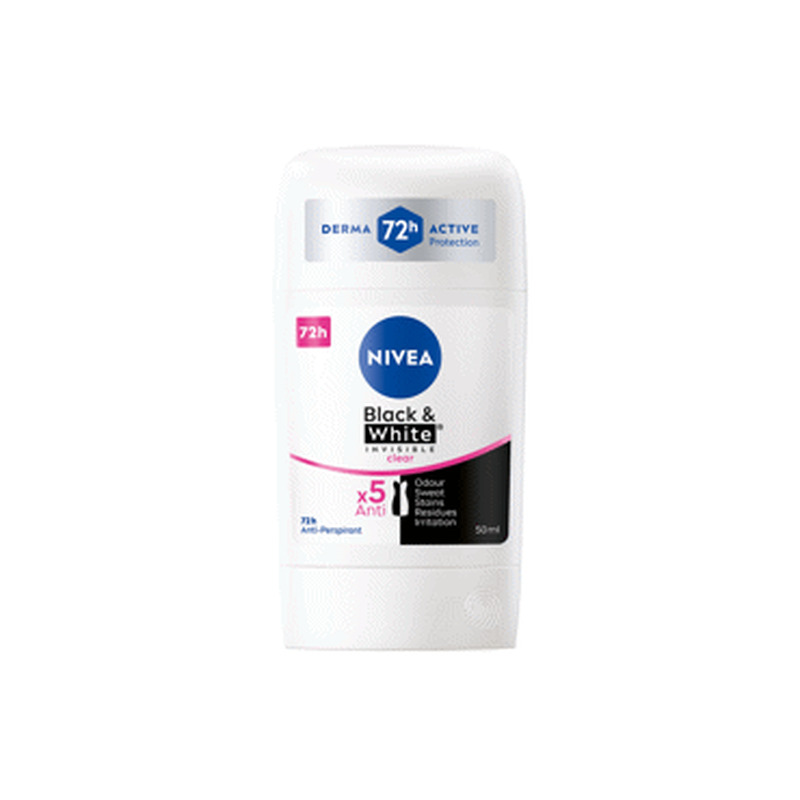 Pulkdeodorant NIVEA B&W Clear 50ml