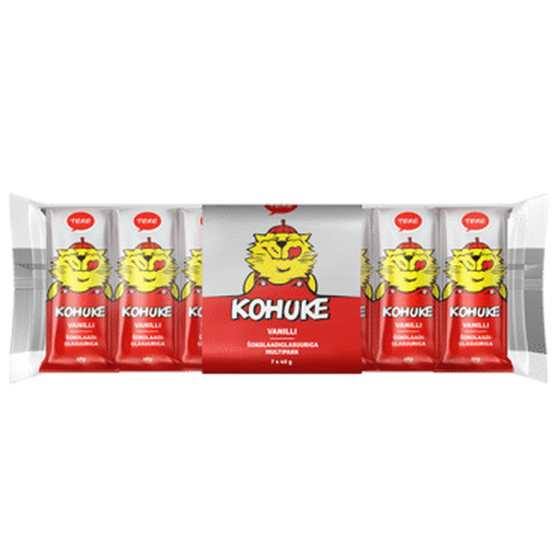 Kohuke TERE vanilli multipakk, 7x40g, 280 g