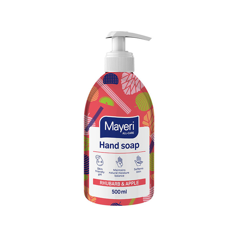 Vedelseep All-Care Rhubarb&Apple, MAYERI, 500ml