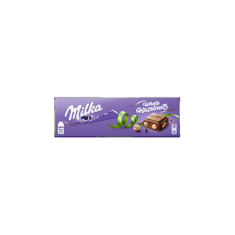 KAST 12 tk! Milka piimašokolaad tervete pähklitega 250g