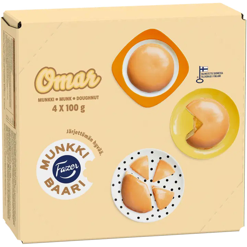 Fazer Omari sõõrikud 4 tk 400 g