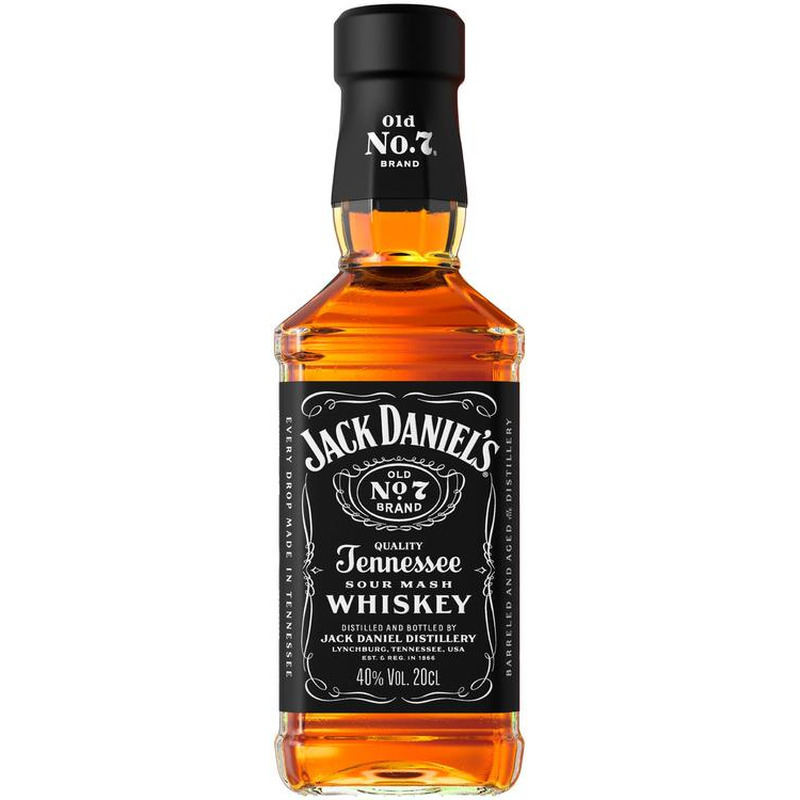 Viski JACK DANIEL`s Tennesee, 20 cl