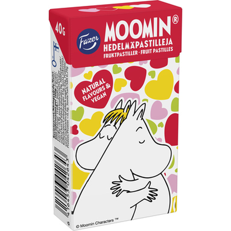 FAZER MOOMIN Puuviljapastillid 40g