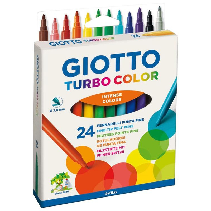 Viltpliiats Turbo, GIOTTO, 24 tk