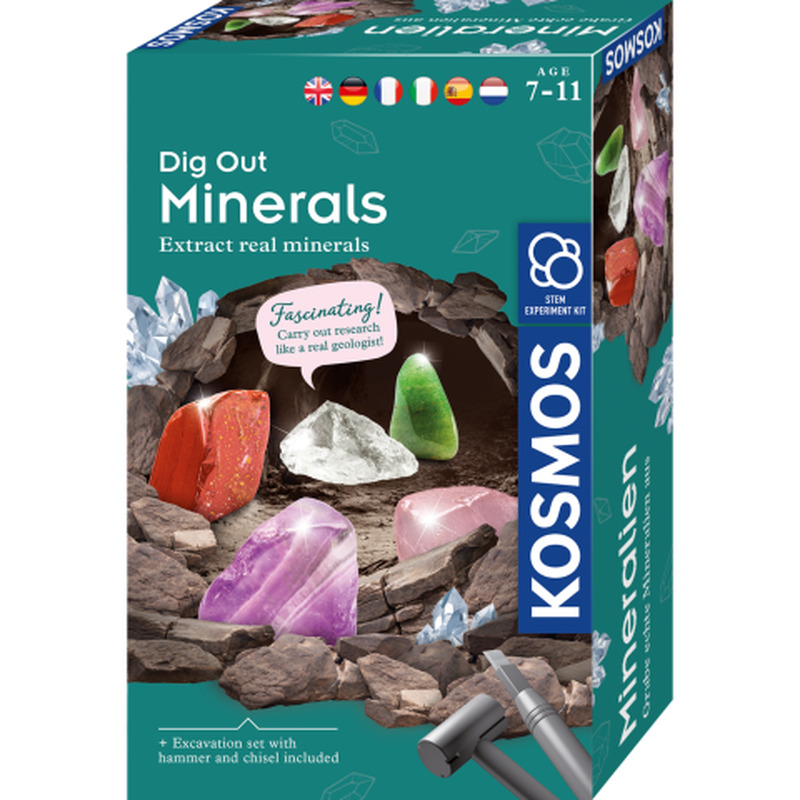 Hariduskomplekt Kosmos Dig out Minerals