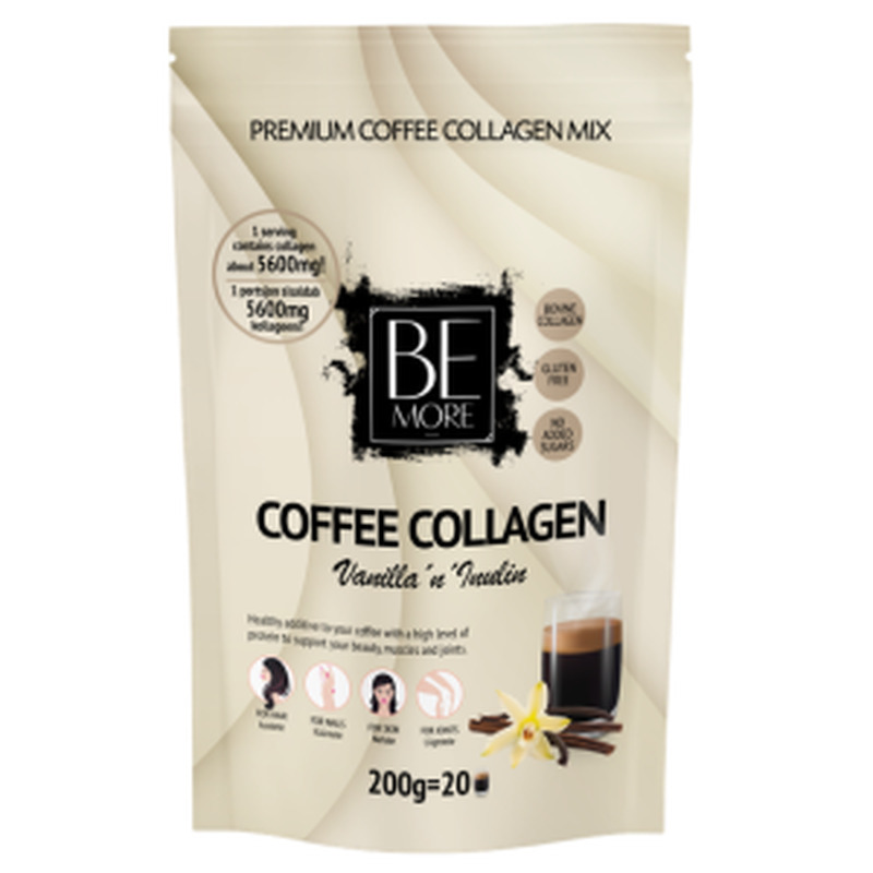 Kohvikollageen Vanilje ja Inuliiniga, BE MORE, 200 g