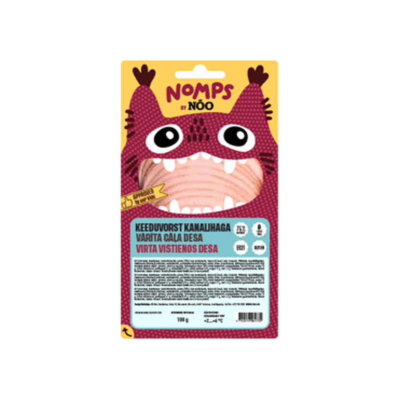 Keeduvorst kanalihaga NompsNÕO,100g viil