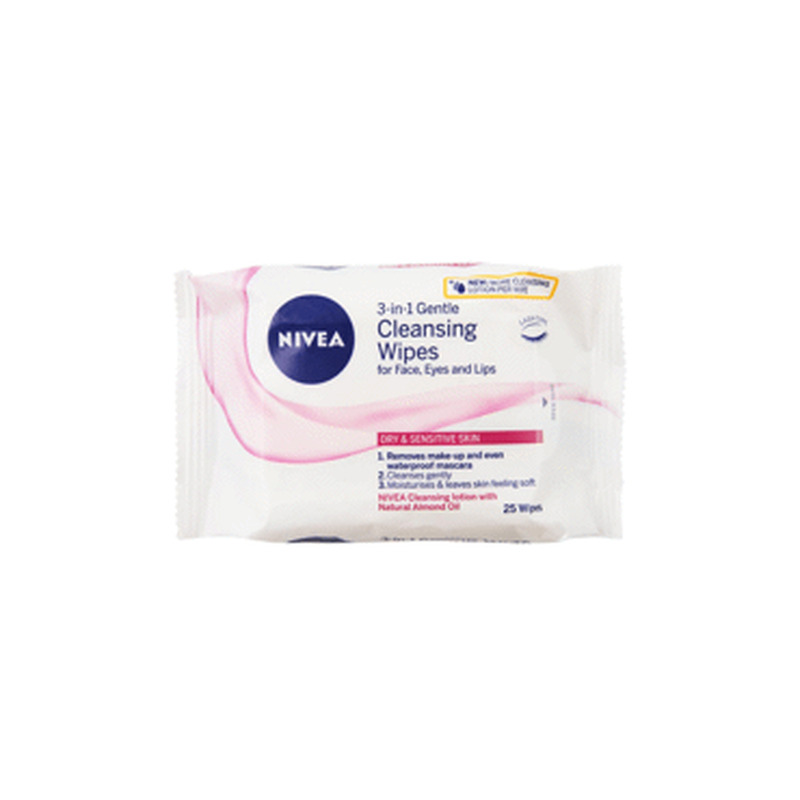 Meigipuhast.salvrätik.NIVEA Visage 25tk