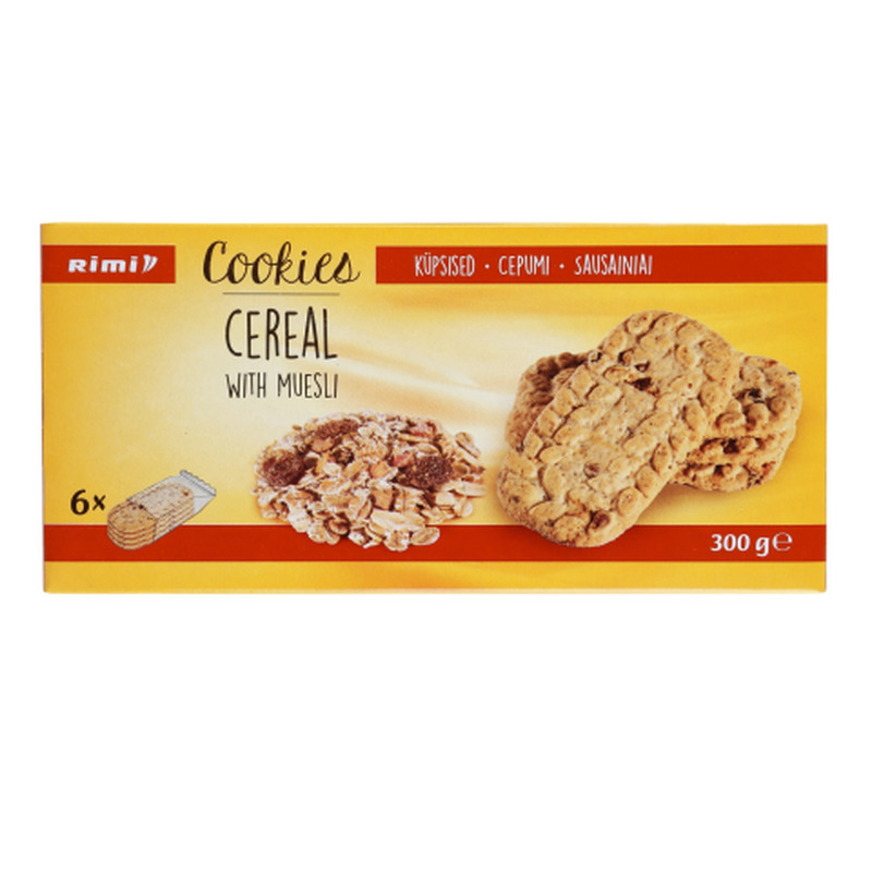 Teraviljaküpsised müsliga Rimi 300g