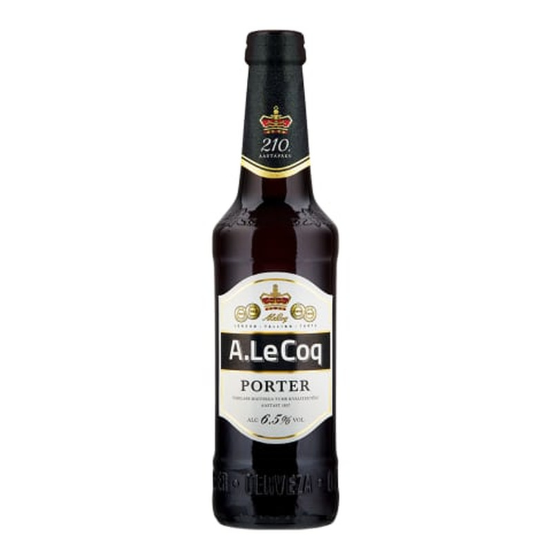 Õlu A.Le Coq Porter 6,5%vol 0,5l pudel
