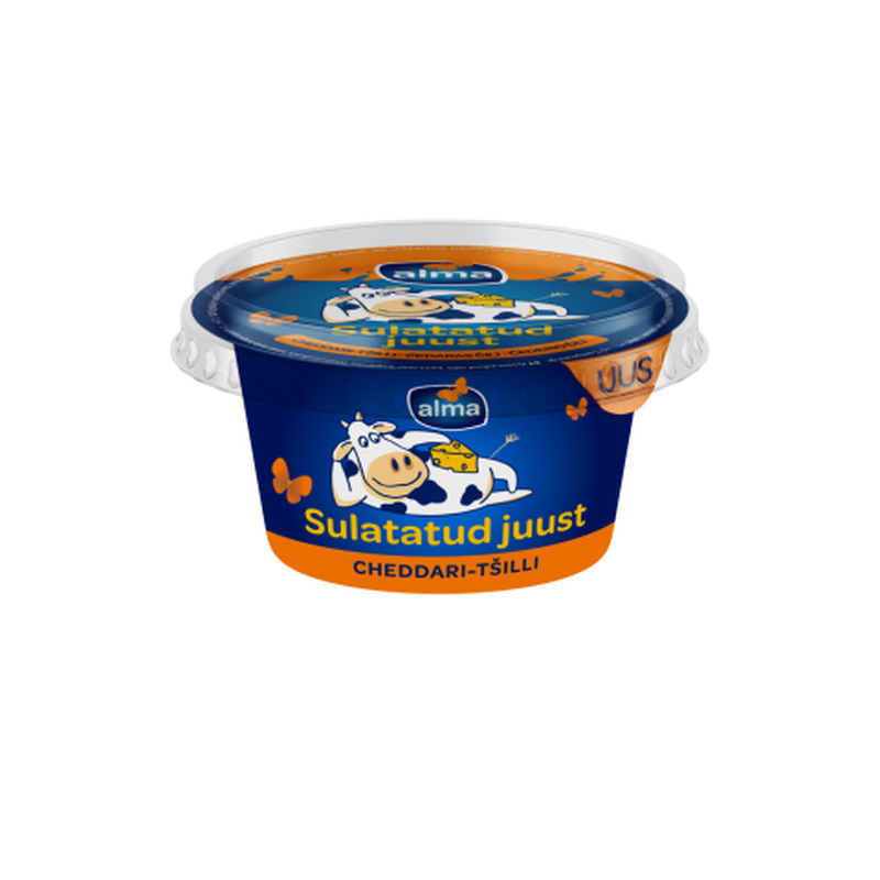 Sulatatud juust cheddari-tšilli Alma 200g