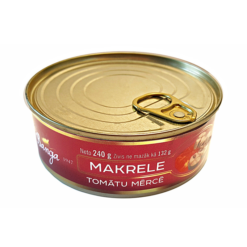 BANGA Atlandi makrell tomatikastmes 240g(EO)