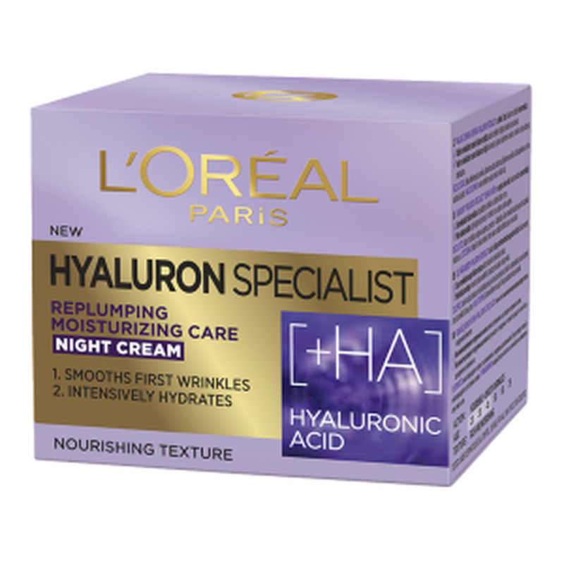 Öökreem Hyaluron Specialist, L´OREAL, 50 ml