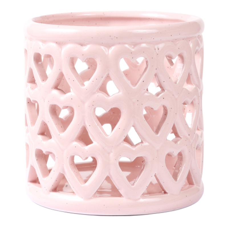 Küünlajalg Cozy Home keraamiline roosa SS26