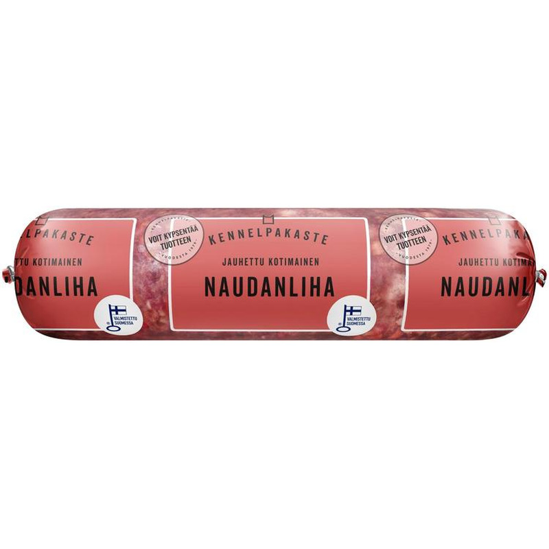 Kennelpakaste külmutatud veisehakkliha koertele 500g