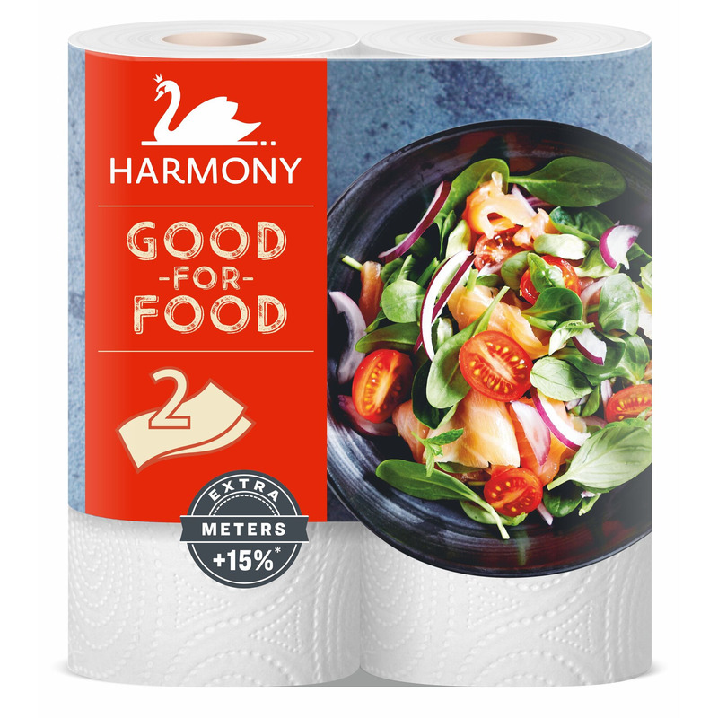 HARMONY Good For Food Majapidamispaber 2rl(2-kihiline,valge)