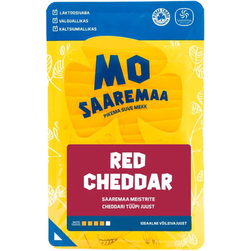 Mo Saaremaa Red cheddar viilutatud juust, 150g
