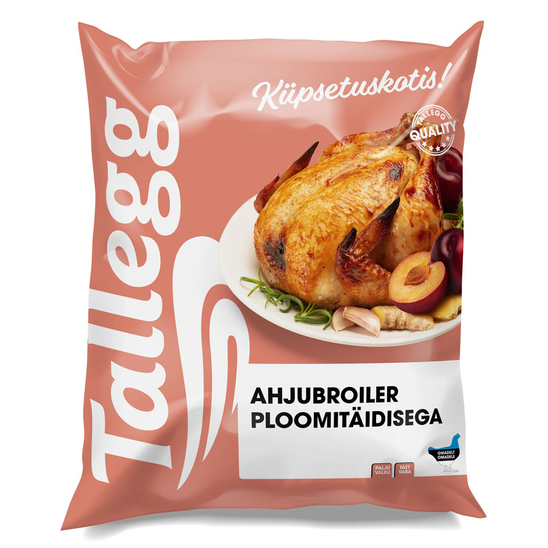 TALLEGG Ahjubroiler ploomitäidisega kg (ca 1,9kg)