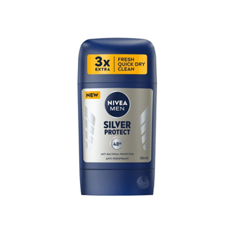 Pulkdeod. NIVEA Men Silver Protect 50ml