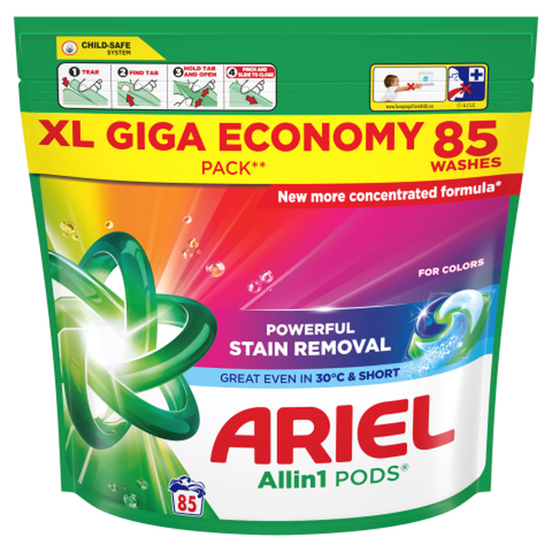 Pesukapslid ARIEL Color, 85 tk.