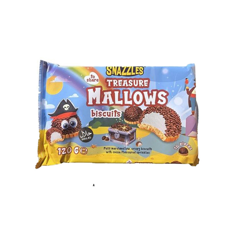 Šokolaadiga Vahukommiküpsis Snazzles Biscuits 120g