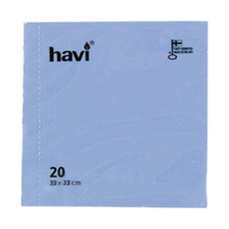 Havi salvrätik 33cm 20tk helesinine