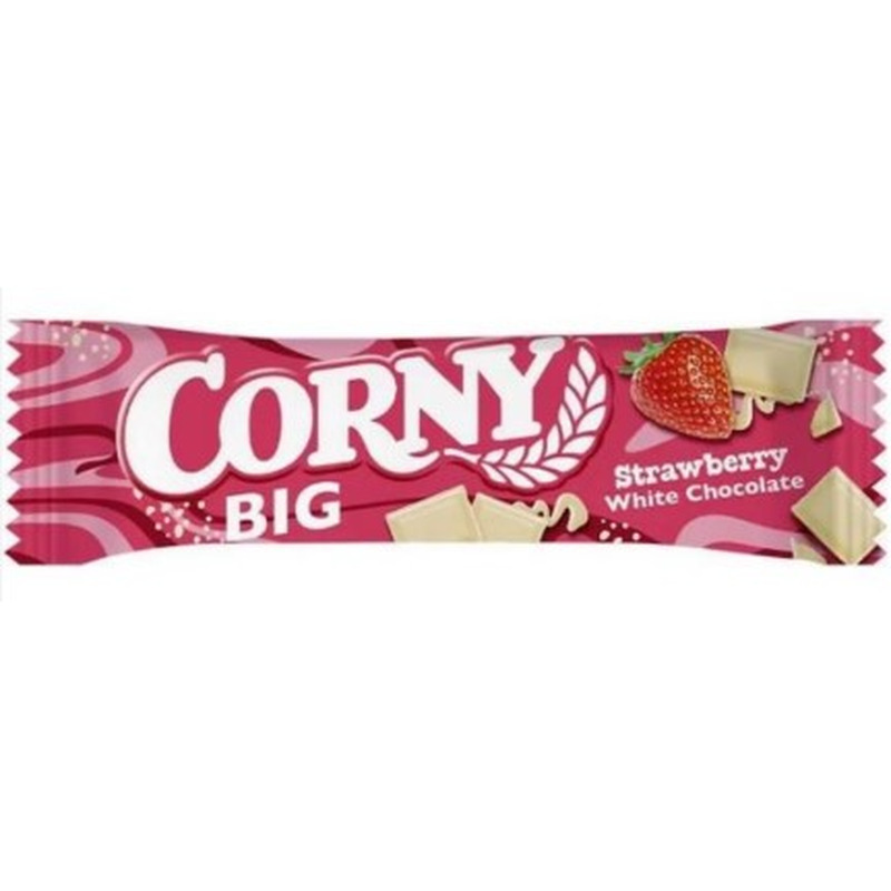 Corny Big Valge Sokolaad Maasika 40g