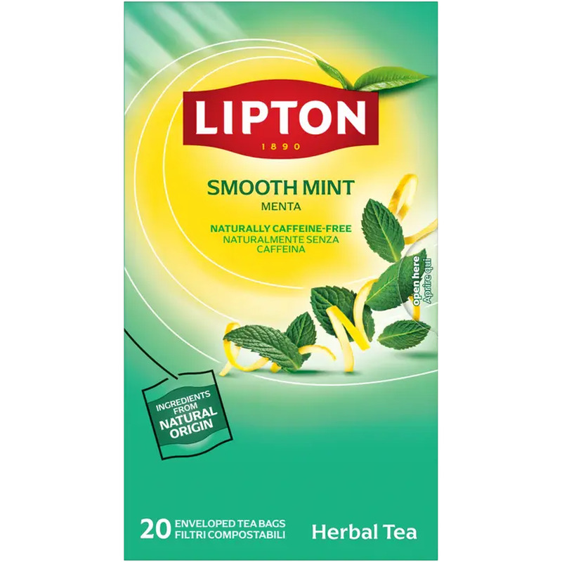 Lipton Smooth Mint taimetee mündiga 20tk