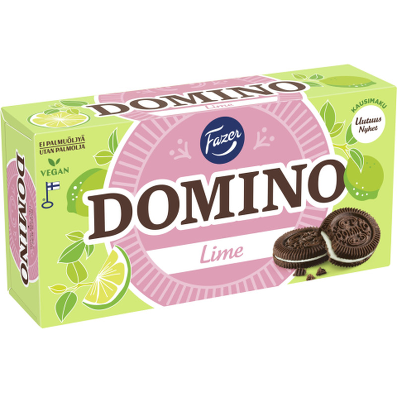 Küpsised laimimaitselise täidisega Domino 350g