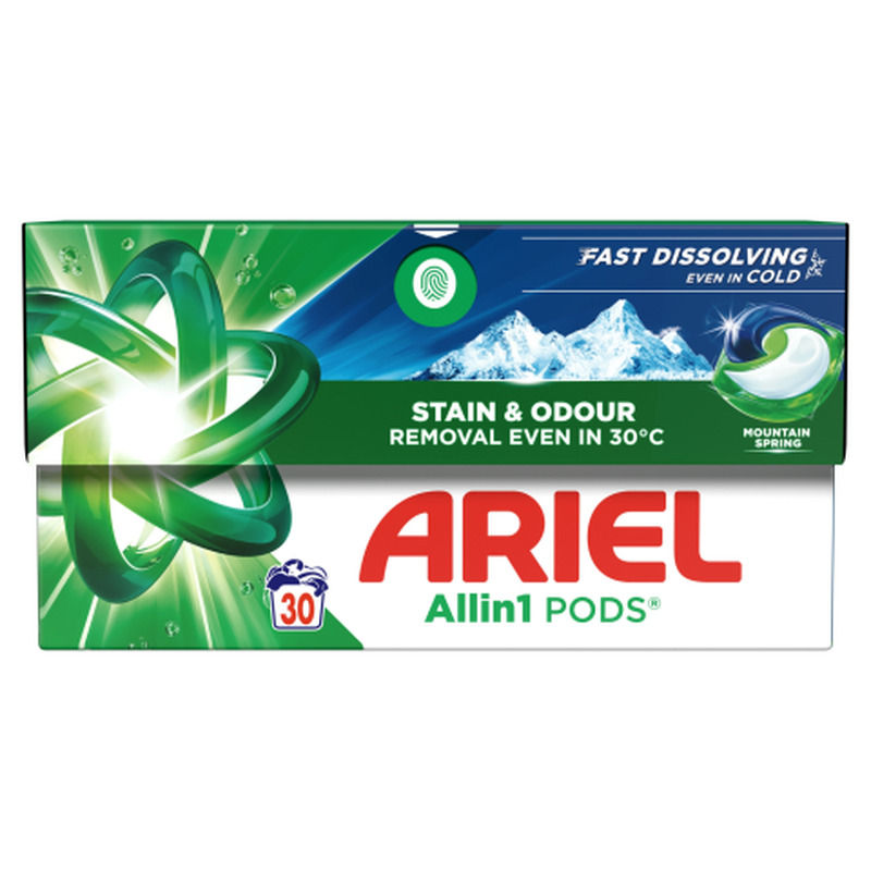 Pesukapslid Ariel Mountain Spring 30tk