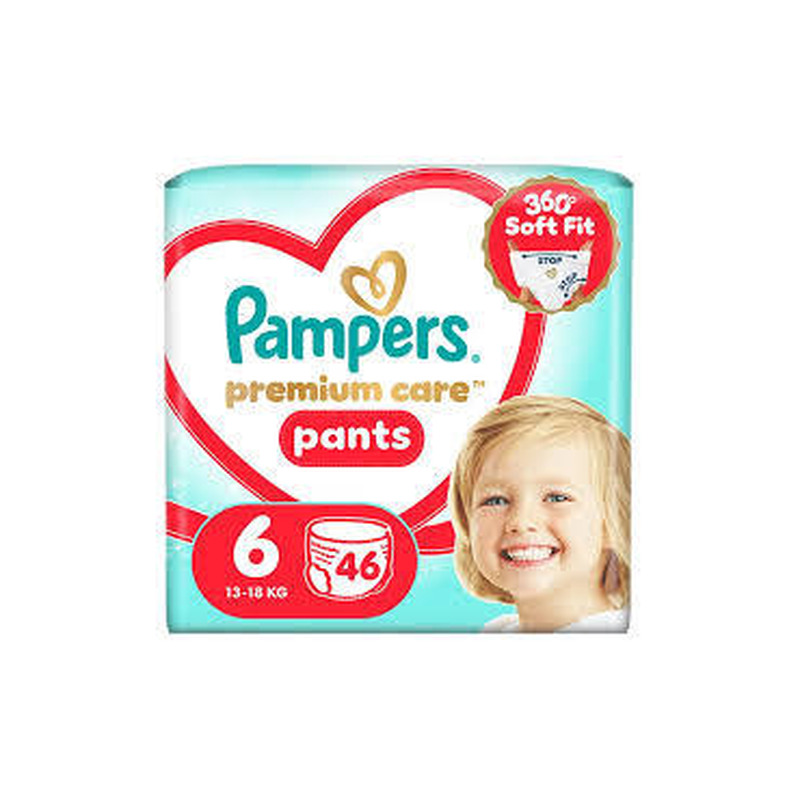 Püksmähkmed PAMPERS PC S6 13-19kg 46tk