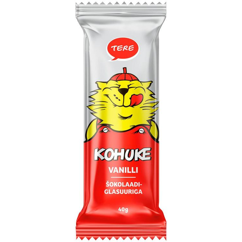 Tere Kohuke vanilli šokolaadiglasuuriga 40g