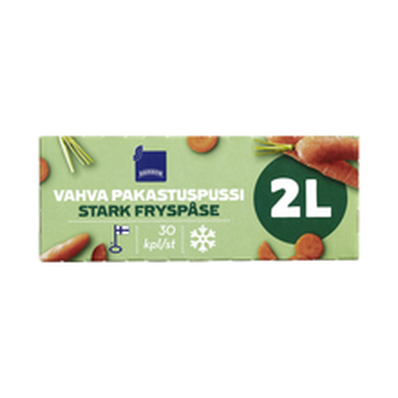 Külmutuskott 2 l 30 tk, tugevad