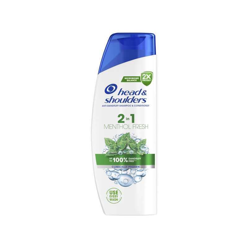KAST 6 tk! Head & Shoulders Šampoon Menthol Fresh 2in1, 250 ml