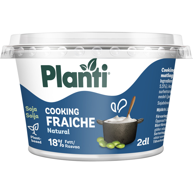 PLANTI Soja Creme fraiche maitsestamata 18% 2dl