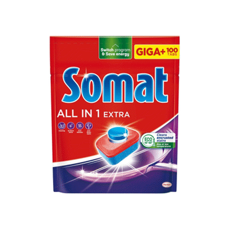 Nõudepesum.tablet.SOMAT Ai1 Extra 100tk