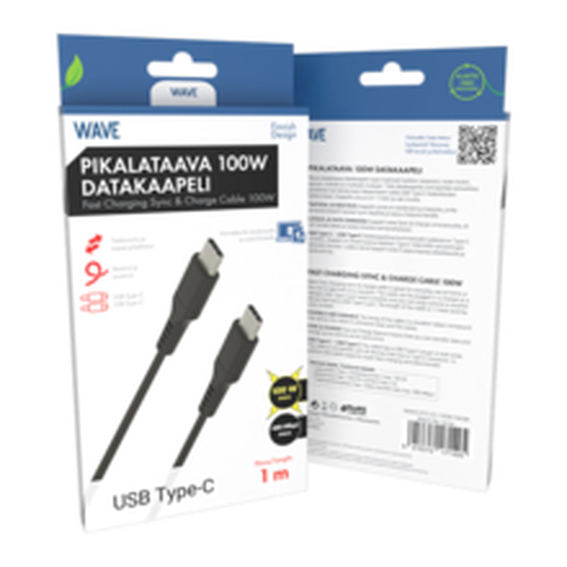 Datakaabel USB Type-C 100W 1m